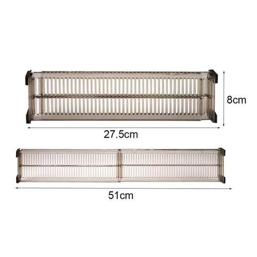 Drawer Cabinet Storage Partition Divider 2pcs Adjustable DIY