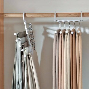 5 In 1 Magic Trouser Rack Hangers Stainless Steel Folding Pa
