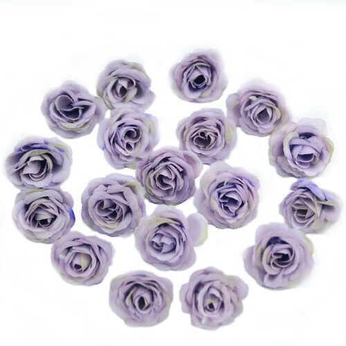 10/50/100pcs 2.5cm Mini Silk Artificial Rose Flower Heads Fo