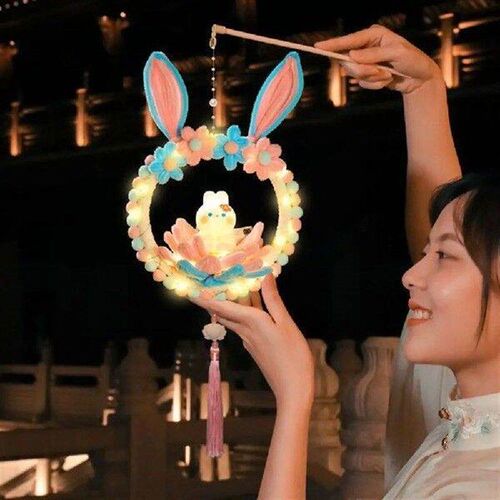 Cute Handmade Mid-Autumn Festival Lantern Handheld Mini