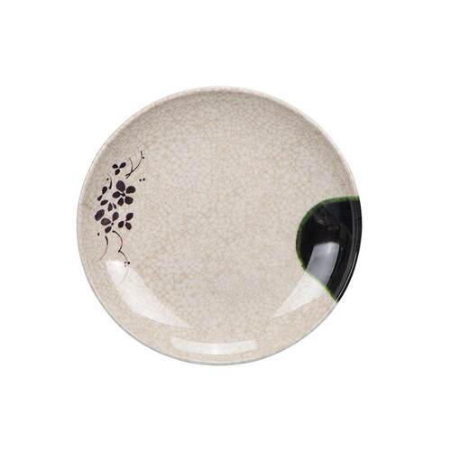 melamine tableware plate round porcelain-like plastic plate