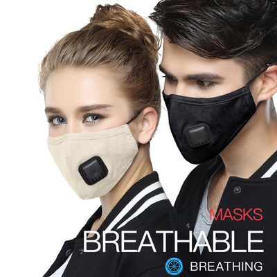 KN95 washable cotton cloth face mask warm fashion reusable