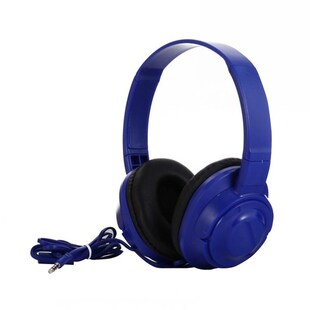 3.5mm Wired Ergonomic Adjustable Headband Over Head Built In