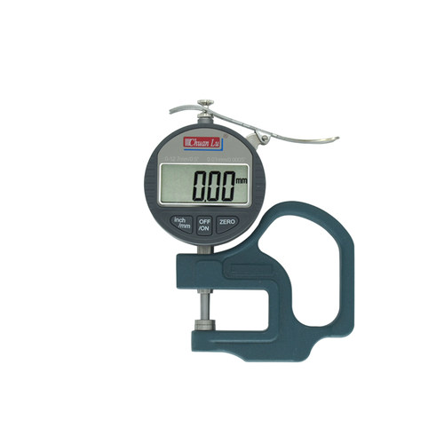 川陆0-.7MM数显测厚规 纸张塑料薄膜厚度测量仪 厚薄规 厚度计