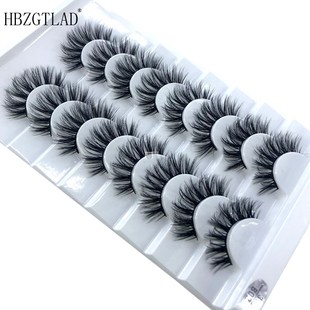 5/8 /10 Pairs 3D Mink Hair False Eyelashes Natural/Thick Lon