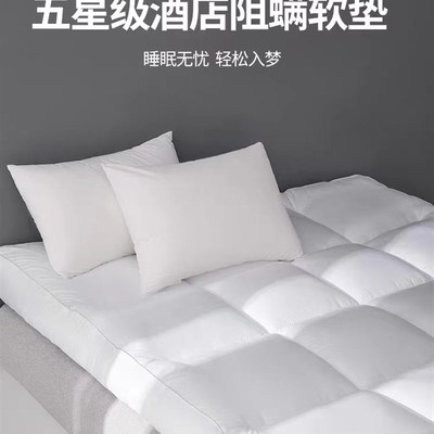 0cm Cotton Hotel soft mattress topper bed folding pad 床垫
