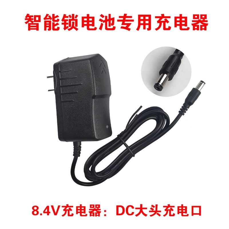 智能锁电池专用充电器 8.V1多种接口电池充电支持各种插头