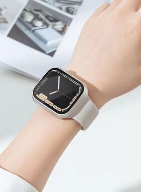 Tempered Glass+Cover for Apple Watch Case Ultra Accessories