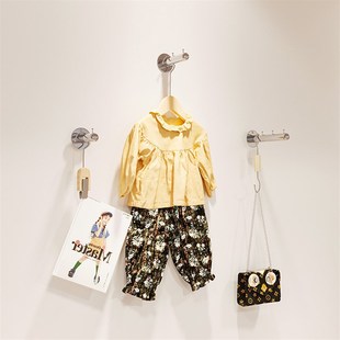 不锈钢正挂展示杆上墙横杆挂衣架挂版创意造型点挂新潮全尺寸定制