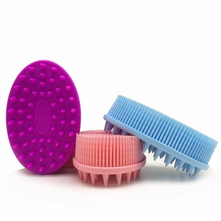 Wash Fit Soft Brush Exfoliating Skin Shower Silicone Bath