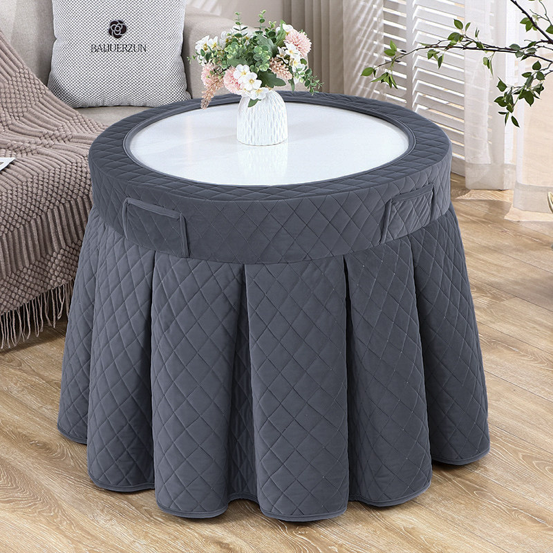 烤火桌罩圆形加绒加厚圆桌餐桌桌布烤火被电炉罩烤火罩,居家布艺,烤火罩,淘宝优惠券,粉丝福利购,淘宝优惠卷