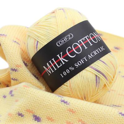 Milk Cotton Yarn Comfortable Wool Blended Thread Apparel Sew