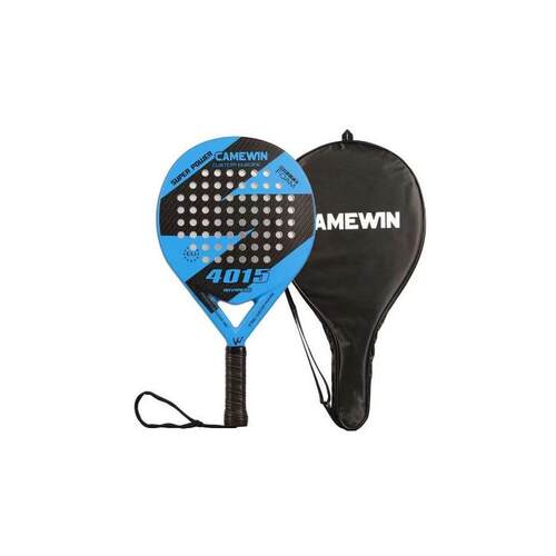 Padel Racket 3K/18K Carbon Fiber EVA Soft Teach Rubber Padel