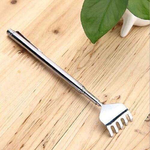 1pcs Stainless Steel Telescopic Back Scratcher Telescopic Pe