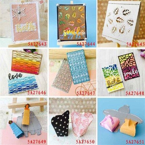 Heart Box Cutting Dies Stencil DIY Scraping Embossing