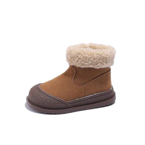 Childrens Snow Boots 2025 Soft Bottom tton Boots Boys And G