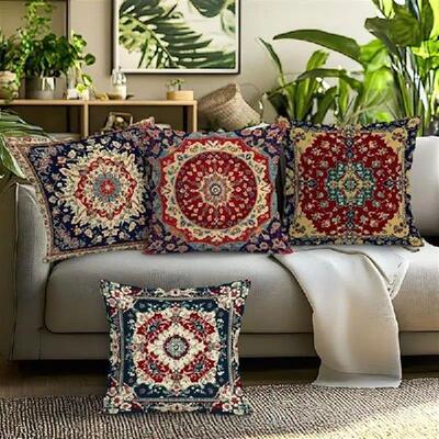 1pc Persian Pattern Pillow Cover For Home Living Room