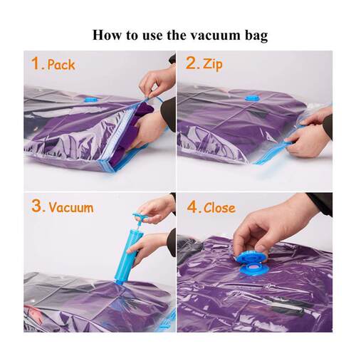 Durable Vacuum Storage Bags For Clothes Pillows Bedding Blan