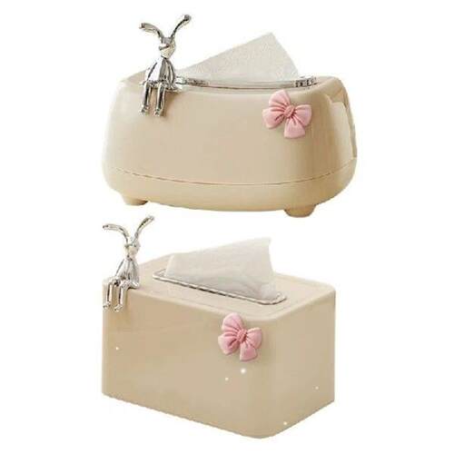 Waterproof Tissue Box Lovely Rabbit Napkin Holder Paper