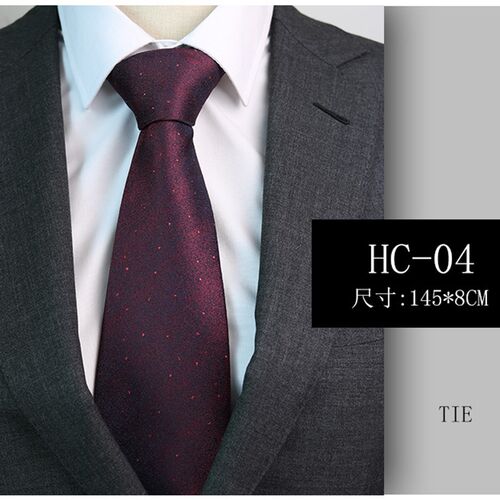 Wine Red Tie for Men 8cm Handmade for Formal Wedding Fashion