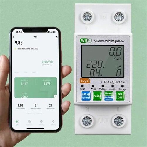 Tuya WiFi Smart Meter Power Monitor Smart Circuit Breaker