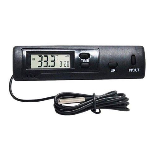 Auto Car Portable Digital Thermometer With LCD Display In