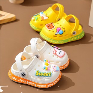 Kids Slippers For Boys Girls Cartoon Shoes Summer Toddler Fl