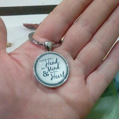 TAFREE Gift for the Teacher Day Keychain The Best teacher Pr