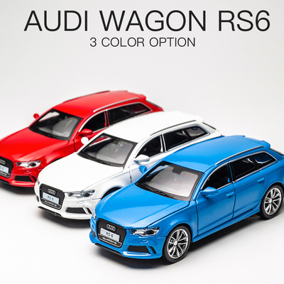 1:32 Audi RS6 Station Wagon Car Model Alloy Diecasts Toy Veh