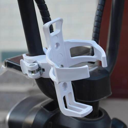 No-drill adjustable water bottle holder for mountain bikes,
