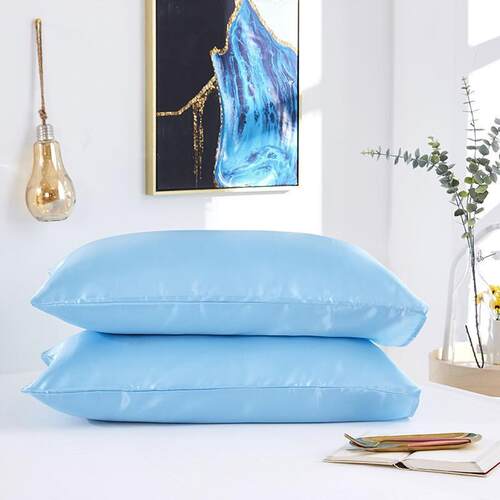 Imitation silk satin Pillowcase Silky Soft Pillow Case cover