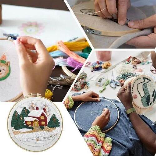 Pillow Case Embroidery Kit Handmade Embroidery Kit For