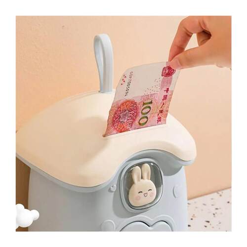 Rabbit Mushroom House Piggy Bank Childrens Piggy Bank Can B