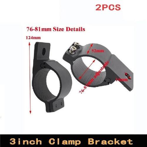 A45K-2X 3 Inch 76-81Mm Bull Bar Roll Cage Mount Bracket