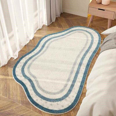 Shaped Bedroom Carpet Comfortable Soft Modern Home Decoratio