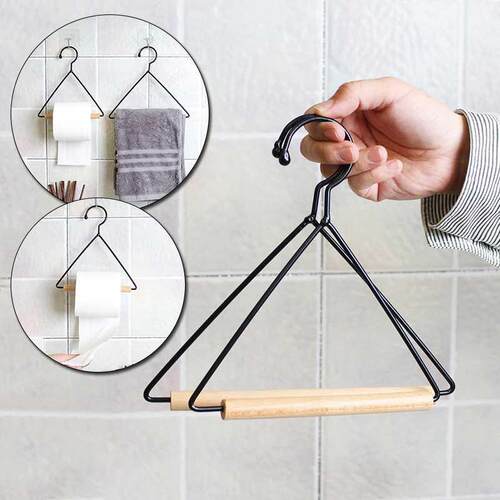 Kitchen Towel Rack Tissue Paper Roll Holder Scarves