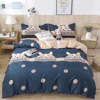 Bedding 4sets bed sheet quilt cover and two pillow cases