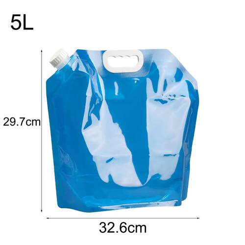 5/10L Outdoor Foldable Water Bag Camping Portable Water Buck
