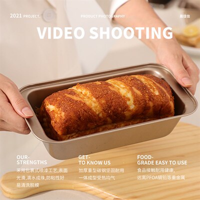 Loaf Pan Rectangle Toast Bread Cake Mold Pastry Baking mould