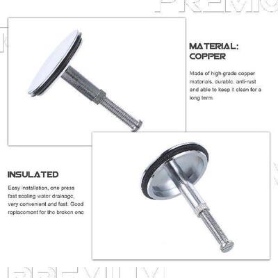 Bathtub Cover Accessories Sink Plug Water Drain Overflow