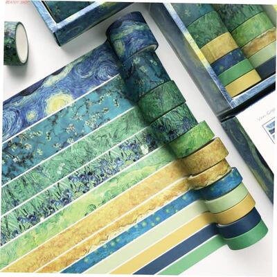12pcs/box Van Gogh impression  Washi Tape DIY Scrapbooking S