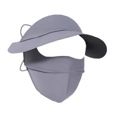 Summer Ice Silk Sunscreen Face Mask for Women防晒护脸面罩