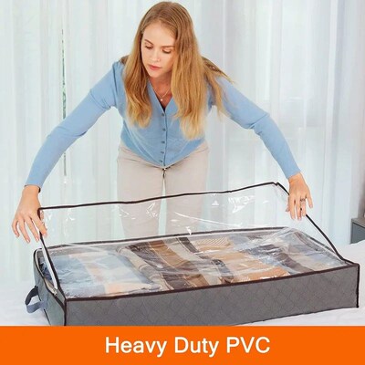 Under bed Storage Bag For Portable Foldable Quilt Bags Wardr
