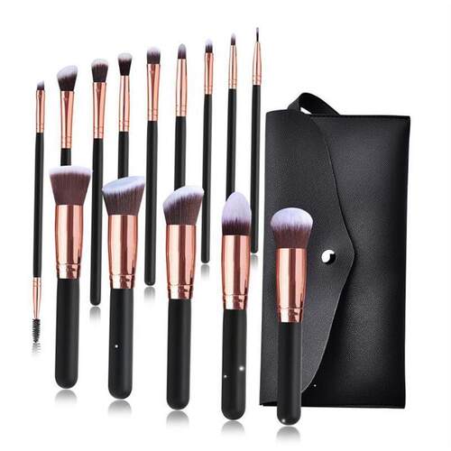 14pcs makeup brushes set for foundation powder blusher lip