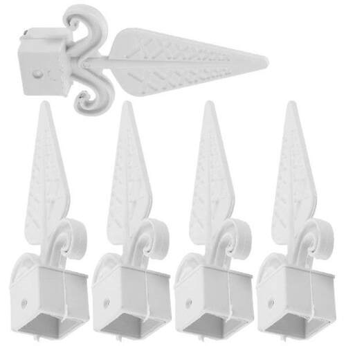 10 Pcs Finials Decorative Plastic Head Topper Garden Fence