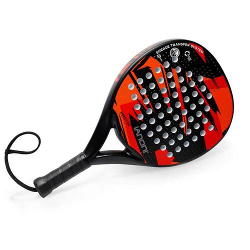2pcs Padel Racket Carbon Fiber Surface with EVA Memory