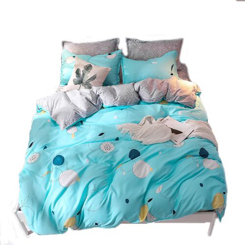 Duvet Cover Bed Sheet 4 Set Bedding Sheets School 磨毛四件套