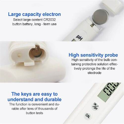 PH Meter Digital Water Quality Tester 0-14pH Measurement