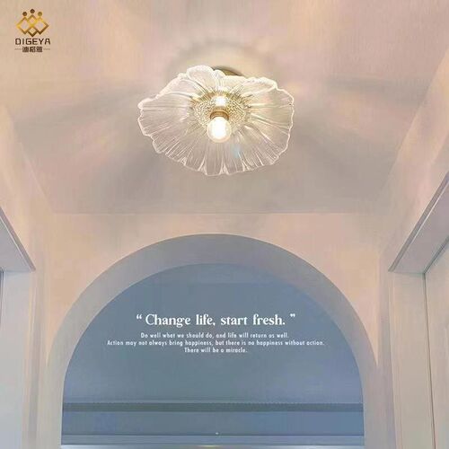 Corridor lights cloakroom bedroom glass ceiling lamp decorat