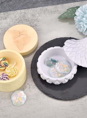 Gypsum Honey Bee Jar Silicone Molds for DIY Concrete Epoxy C